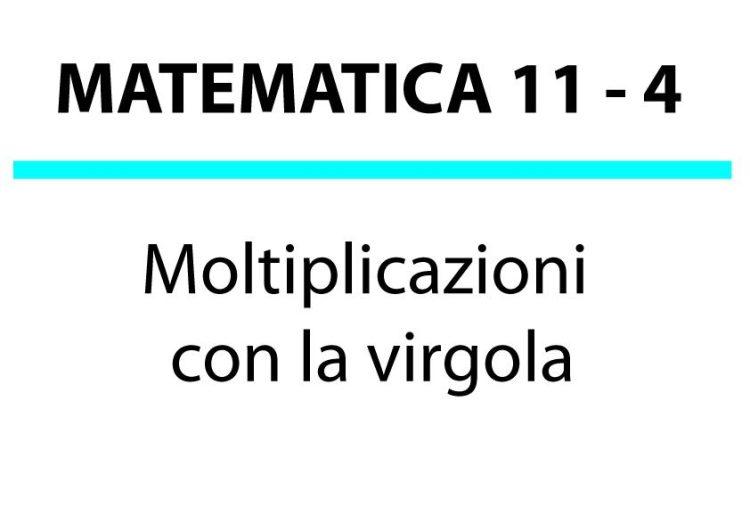 Moltiplicazioni con la virgola