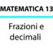 Frazioni e Decimali
