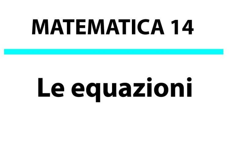 Equazioni