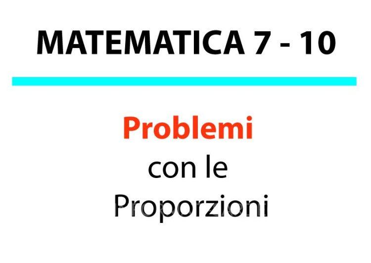 Problemi con le proporzioni