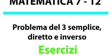 Problema del 3 semplice, diretto e inverso, Esercizi