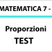 Proporzioni, Test