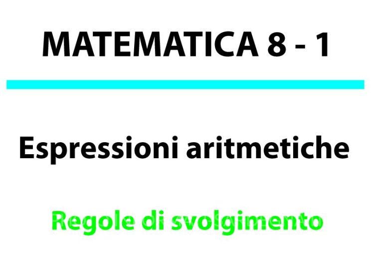 Regole di svolgimento delle espressioni aritmetiche