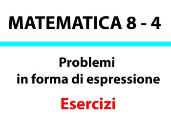 Problemi in forma di espressione, esercizi