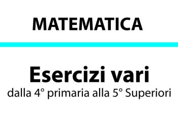 Matematica, esercizi vari