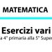 Matematica, esercizi vari