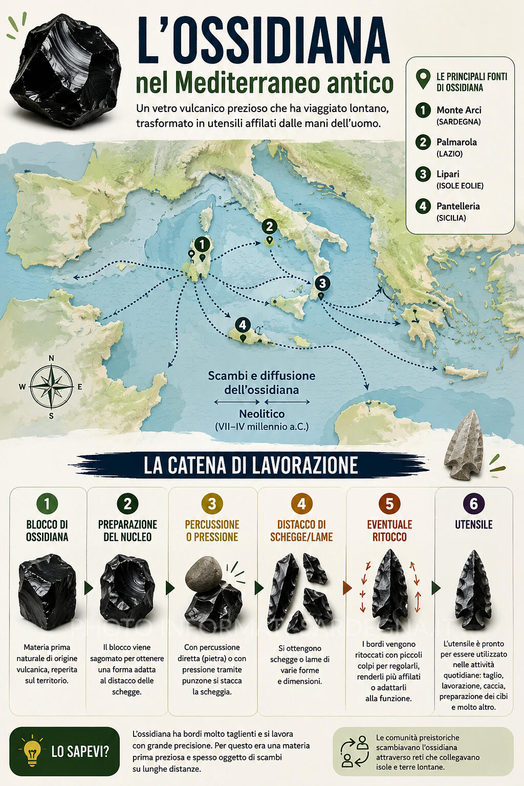 L’ossidiana nel Mediterraneo