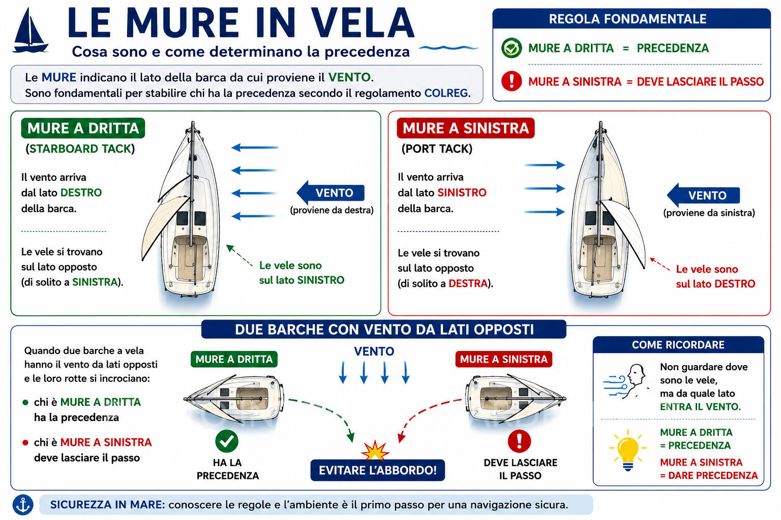 Mura della barca a vela