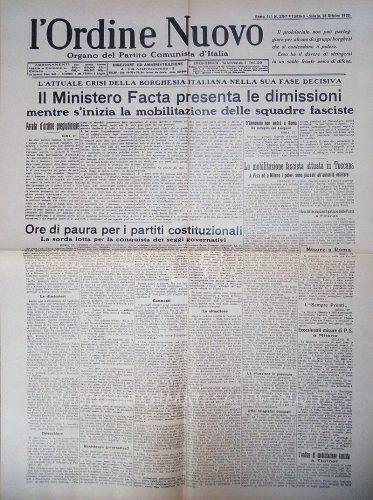 Prima pagina di Ordine Nuovo