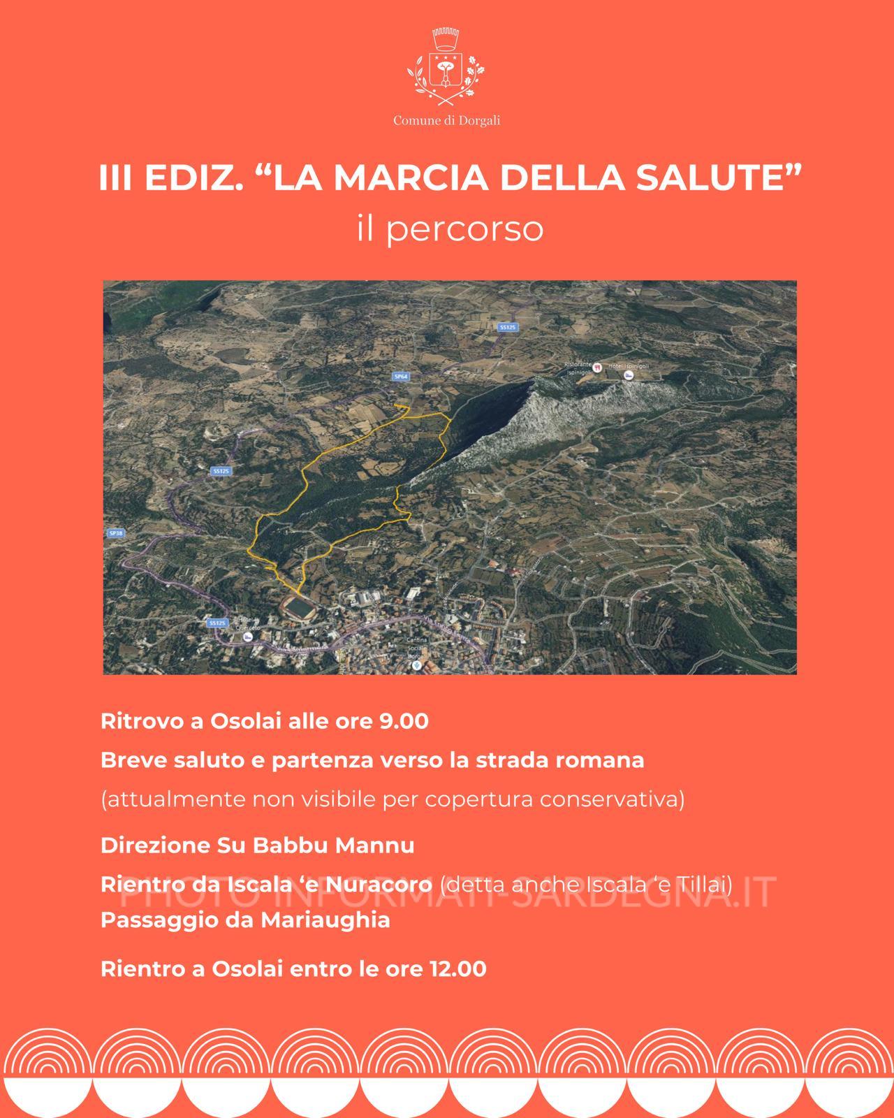 III Marcia della Salute, Dorgali