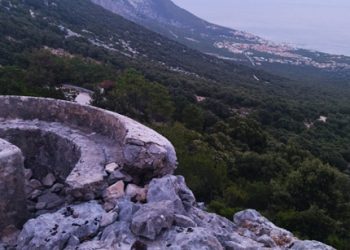 Postazione militare della Seconda Guerra Mondiale, Monte Bardia, Dorgali.