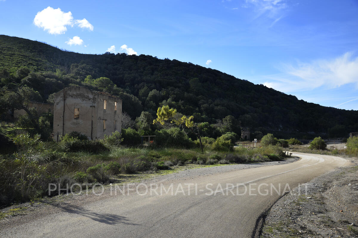 La strada che porta all'impianto