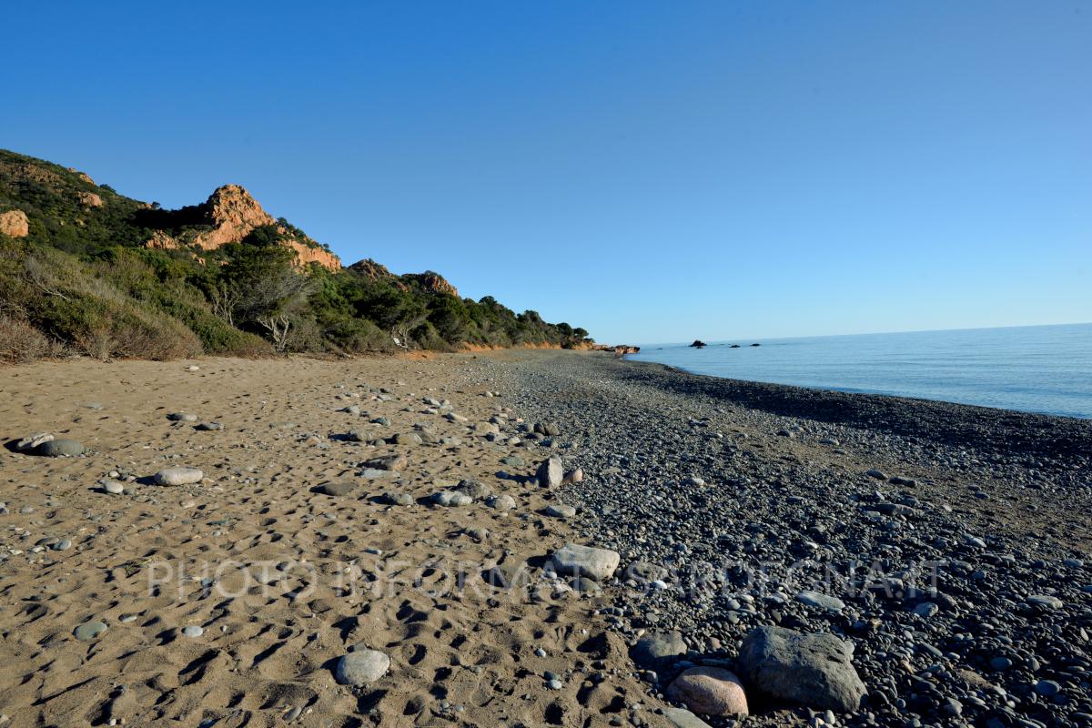 La spiaggia di Coccorrocci, Marina di Gairo. Ogliastra 