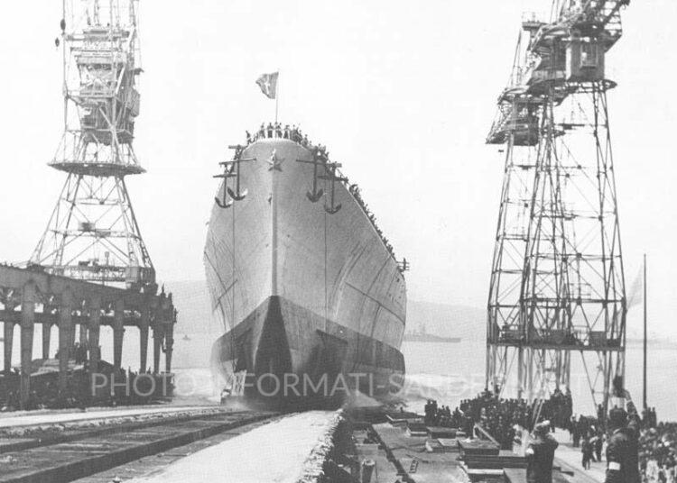 Varo della Corazzata Roma, nel 1940