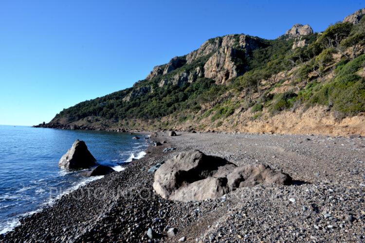 La spiaggia di Coccorrocci, Marina di Gairo. Ogliastra