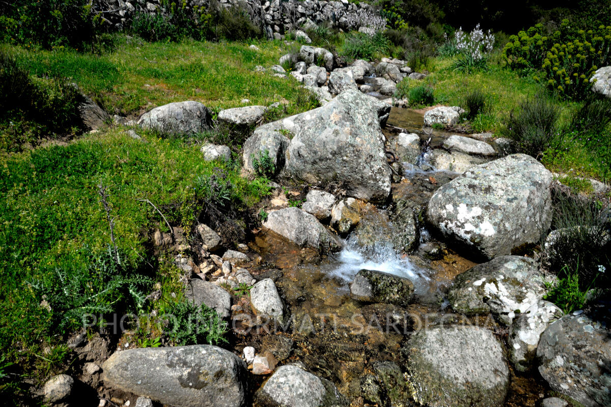 Corso d'acqua nei pressi della torre, Pattada