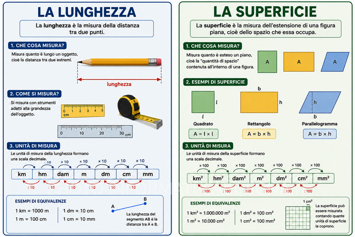 Superficie e lunghezza