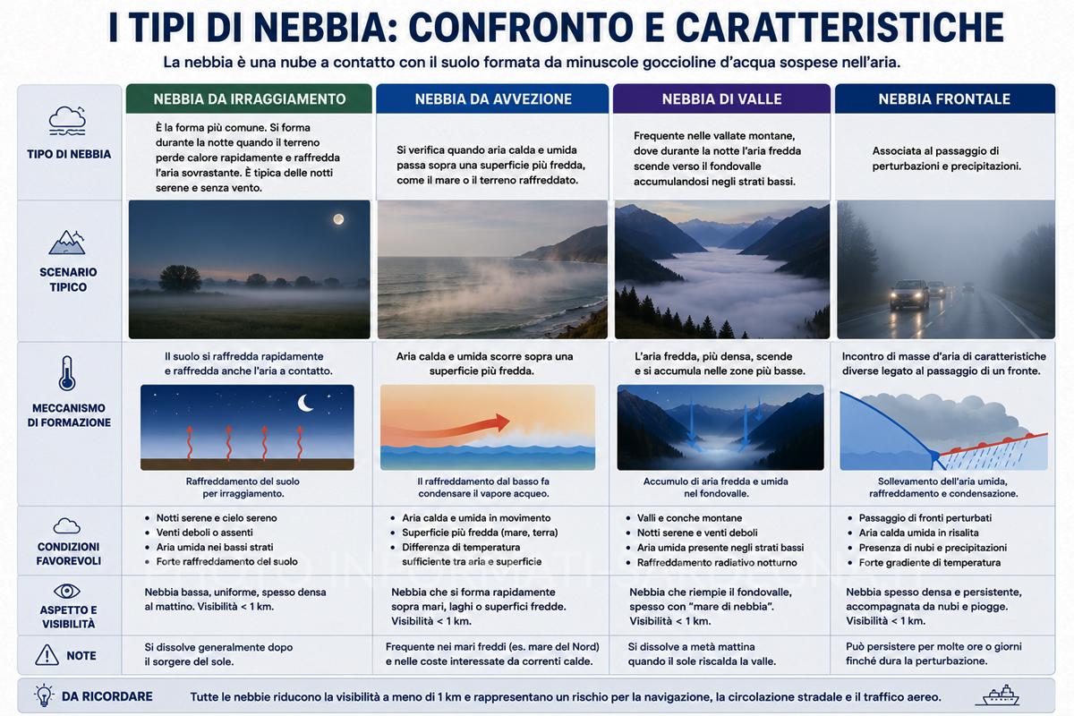 Tipi di nebbia