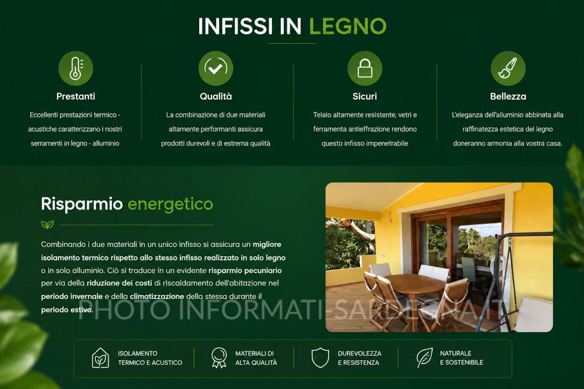 Infissi e serramenti di qualità in tutta la Sardegna