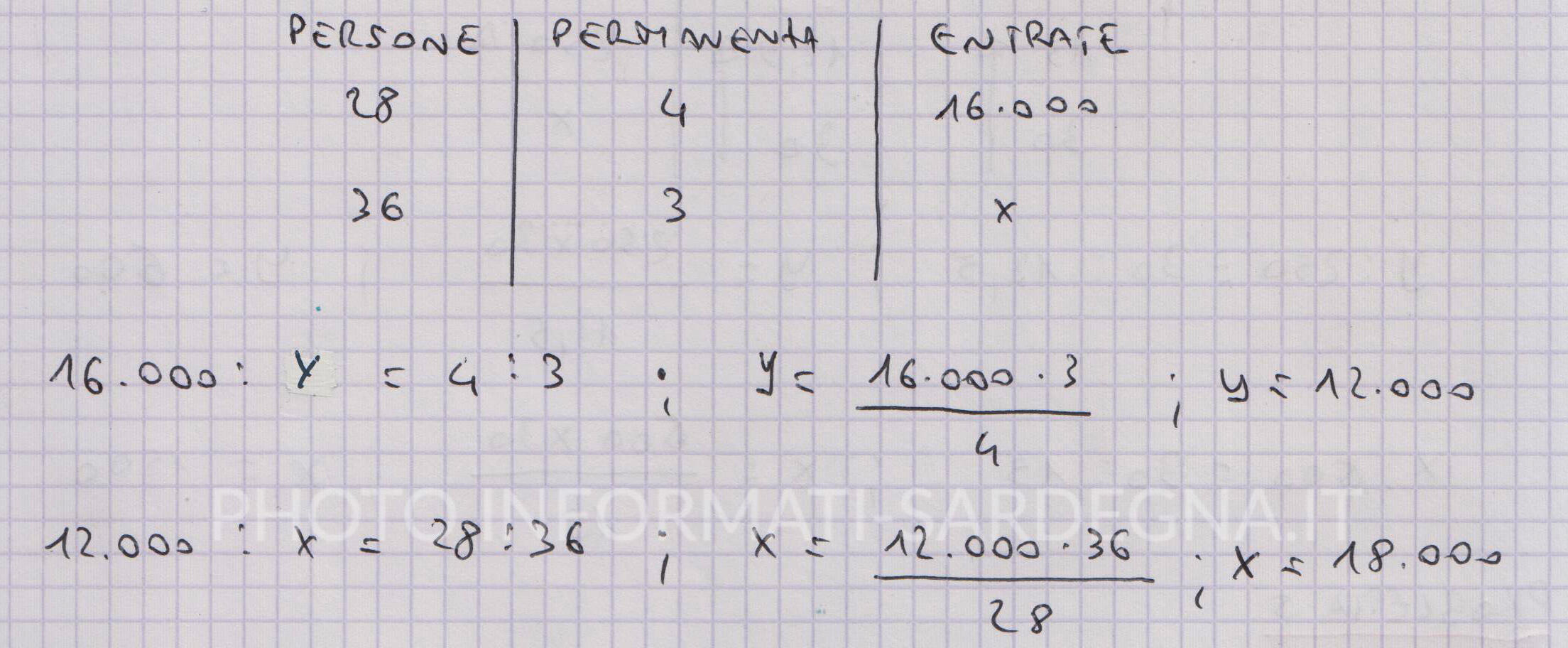 Problema del tre: Esercizio 2
